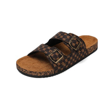 Load image into Gallery viewer, Cork Sole Outer Wear Beach Slippers
