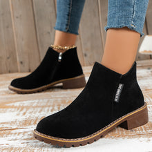 Load image into Gallery viewer, Women&#39;s Retro Rrosted Ankle Boots
