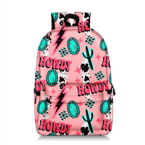 Printed Backpack