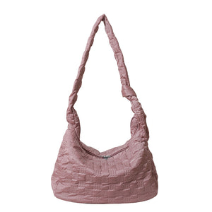 Bubble Textured Zipped Large Tote Bag