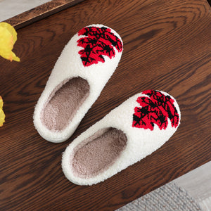 Christmas Tree Cutton Slippers