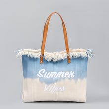 Load image into Gallery viewer, Summer Vibes Canvas Tote Bag
