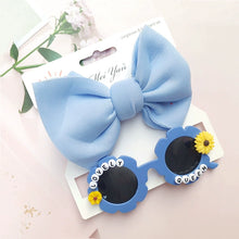 Load image into Gallery viewer, Children&#39;s Hair Accessories Sunglasses 2-Piece Set
