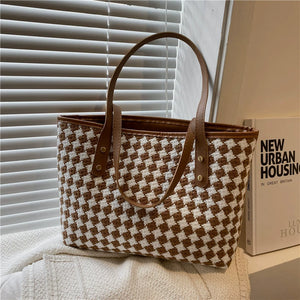 Checkered Tote