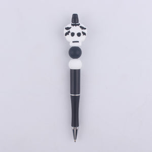 Halloween Pumpkin Spider Silicone Beaded Pen(MOQ:3)