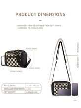 Load image into Gallery viewer, Checkered Crossbody Bag
