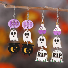 Load image into Gallery viewer, Halloween Cute Ghost Earrings
