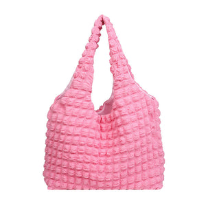 Puffy Texture Casual Shopping Bag