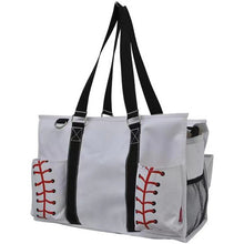 Load image into Gallery viewer, Softball Canvas Ladies Tote Travel Bag
