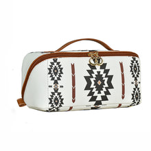 Load image into Gallery viewer, Aztec Print Cosmetic Case
