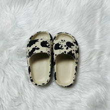 Load image into Gallery viewer, Adult and Kid Cow Thick Sole Slippers
