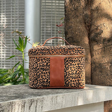 Load image into Gallery viewer, Leopard Print Toiletry Bag
