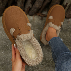 Thick-Soled Fur Shoes