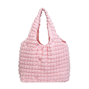 Puffy Texture Casual Shopping Bag