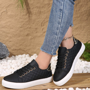 Simple Solid Color Casual Sneakers