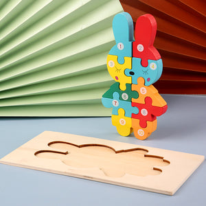 Animal Cartoon Three-Dimensional Puzzle Toy