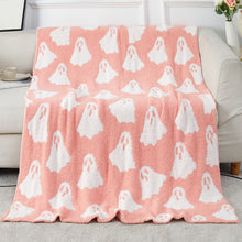 Load image into Gallery viewer, Half Fleece Ghost Blanket
