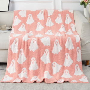 Half Fleece Ghost Blanket