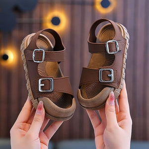 The Steph Buckle Kid Sandals