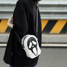 Load image into Gallery viewer, Wacky Ghost Skull Crossbody Bag
