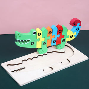 Animal Cartoon Three-Dimensional Puzzle Toy