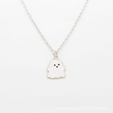 Load image into Gallery viewer, Halloween Ghost Necklace
