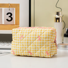 Load image into Gallery viewer, Bow Large Capacity Hand-held Cosmetic Bag
