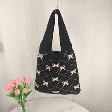 Load image into Gallery viewer, Knitted Bag Bow Bag
