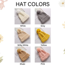 Load image into Gallery viewer, Hand Embroidered Name Children&#39;s Knitted Hat
