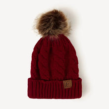 Load image into Gallery viewer, Fur Ball Knitted Hat
