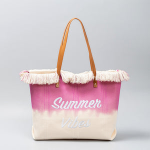 Summer Vibes Canvas Tote Bag