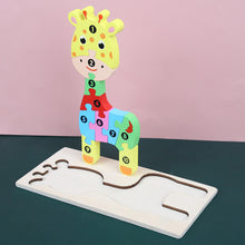 Load image into Gallery viewer, Animal Cartoon Three-Dimensional Puzzle Toy
