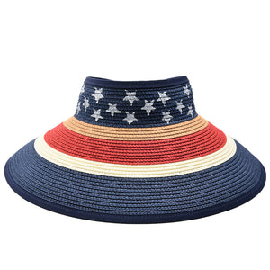 Stars Stripes Straw Hat