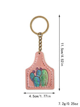 Load image into Gallery viewer, Western Farm Style Wooden Keychain
