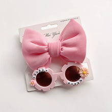 Load image into Gallery viewer, Children&#39;s Hair Accessories Sunglasses 2-Piece Set
