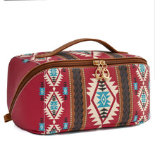 Load image into Gallery viewer, Aztec Print Cosmetic Case
