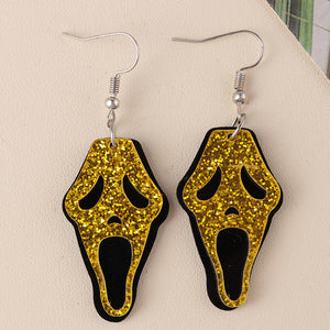 Halloween Ghost Face Earrings(moq 2)