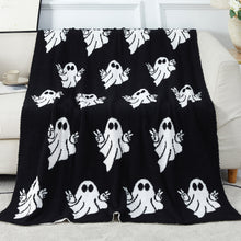 Load image into Gallery viewer, Half Fleece Ghost Blanket
