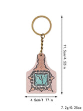 Load image into Gallery viewer, Western Farm Style Wooden Keychain
