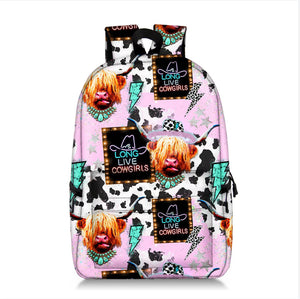 Printed Backpack