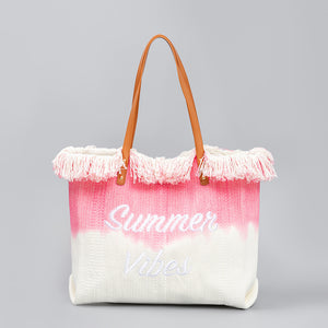 Summer Vibes Canvas Tote Bag