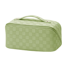 Load image into Gallery viewer, Checkered Multifunctional Cosmetic Bag
