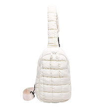 Load image into Gallery viewer, Four Leaf Clover Zipper Quilted Puffer Crossbody Bag
