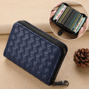 Woven Large Capacity Multi-Position Card Holder