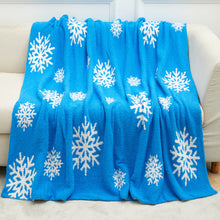 Load image into Gallery viewer, Half Fleece Christmas Blanket
