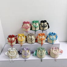 Load image into Gallery viewer, Straw Bucket Bag
