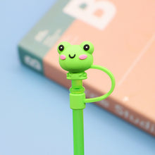 Load image into Gallery viewer, Cartoon Silicone Straw Cover(moq:3)
