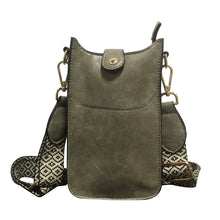 Load image into Gallery viewer, Preorder-Geometric Strap PU Leather Crossbody Bag
