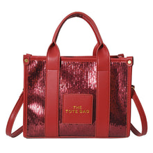 Load image into Gallery viewer, Pop Simple Sequin Tote
