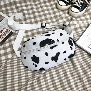 New Cow Print Chest Bag